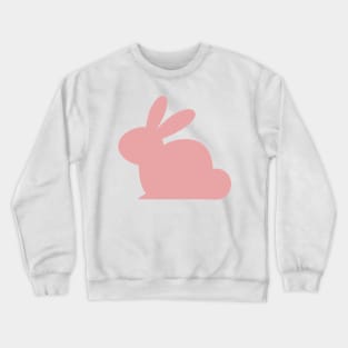 Pastel pink solid rabbit Crewneck Sweatshirt